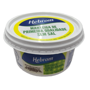 Manteiga sem Sal 200g Hebrom
