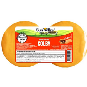 Queijo Colby fatiado 500g Sun Valley