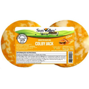 Queijo Colby Jack fatiado 500g Sun Valley
