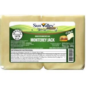 Queijo Monterey Jack fracionado 180g Sun Valley