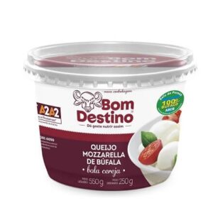 Queijo Mozzarella Bola Cereja 250g Bom Destino