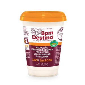 Requeijão Cremoso Zero Lactose 200g Bom Destino
