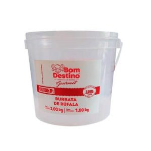 Queijo Burrata Creme balde 1kg Bom Destino
