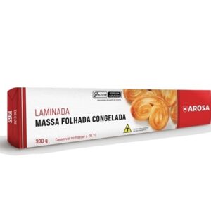 Massa Folhada Laminada 300g Arosa
