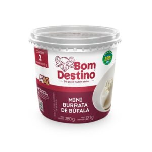 Queijo Burrata mini (2x60g) 120g Bom Destino