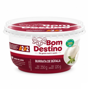 Queijo Burrata creme Imersa 120g Bom Destino