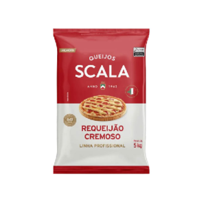 Requeijão tradicional bag 5kg Scala