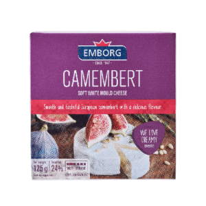 Queijo Camembert lata 125g Emborg