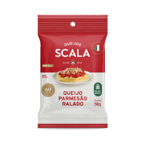 Queijo Parmesão ralado desidratado 50g Scala