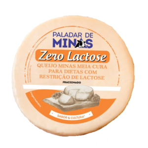 Queijo Minas meia Cura Zero Lactose Paladar de minas