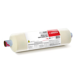 Massa Torta Laminada Rolo 1kg Arosa